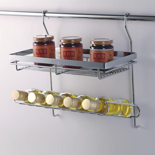 Double-layer inclined shelf